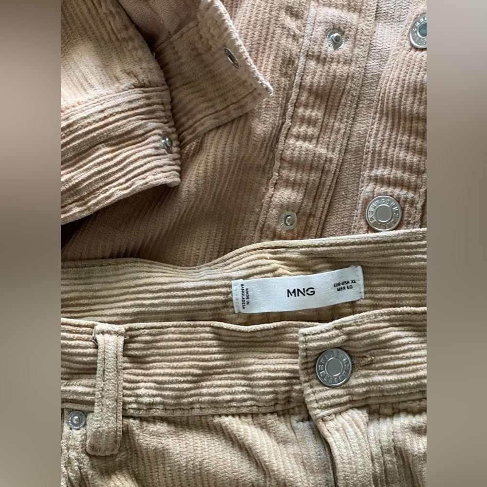 MANGO Tan Corduroy Co-Ord - Picture 14 of 15